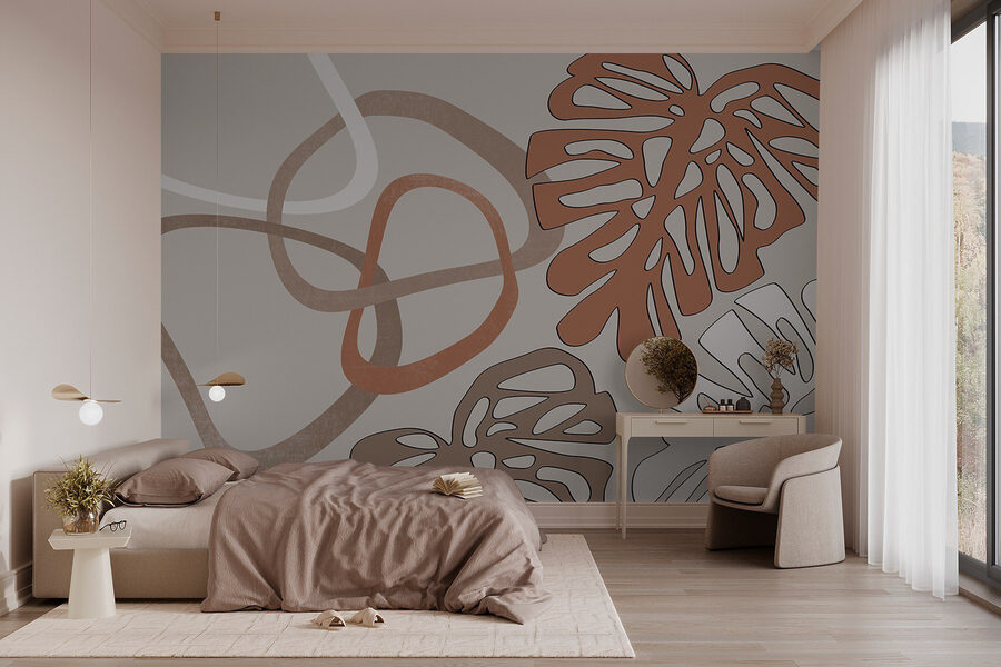 Linhas elegantes e formas orgânicas combinadas. Linhas elegantes e formas orgânicas combinadas.