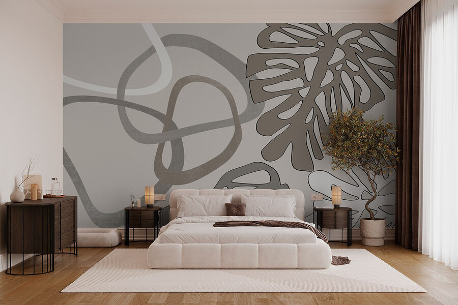 Elegância abstrata em tons neutros. Elegância abstrata em tons neutros.