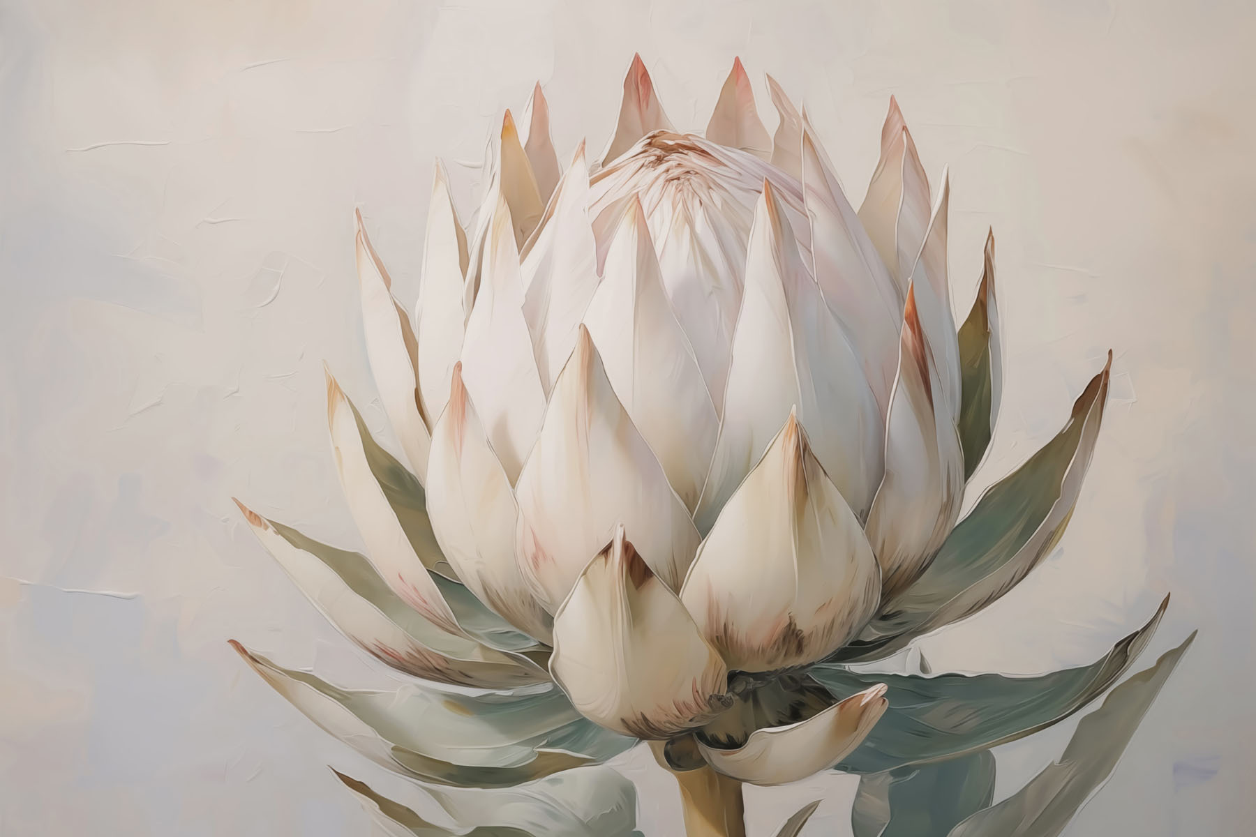 Delicate petals in soft hues