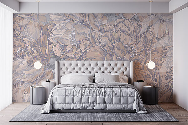 Elegância nos padrões de design floral Elegância nos padrões de design floral