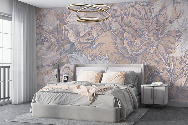 Elegância nos padrões de design floral Elegância nos padrões de design floral