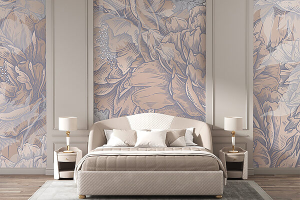 Elegância nos padrões de design floral Elegância nos padrões de design floral