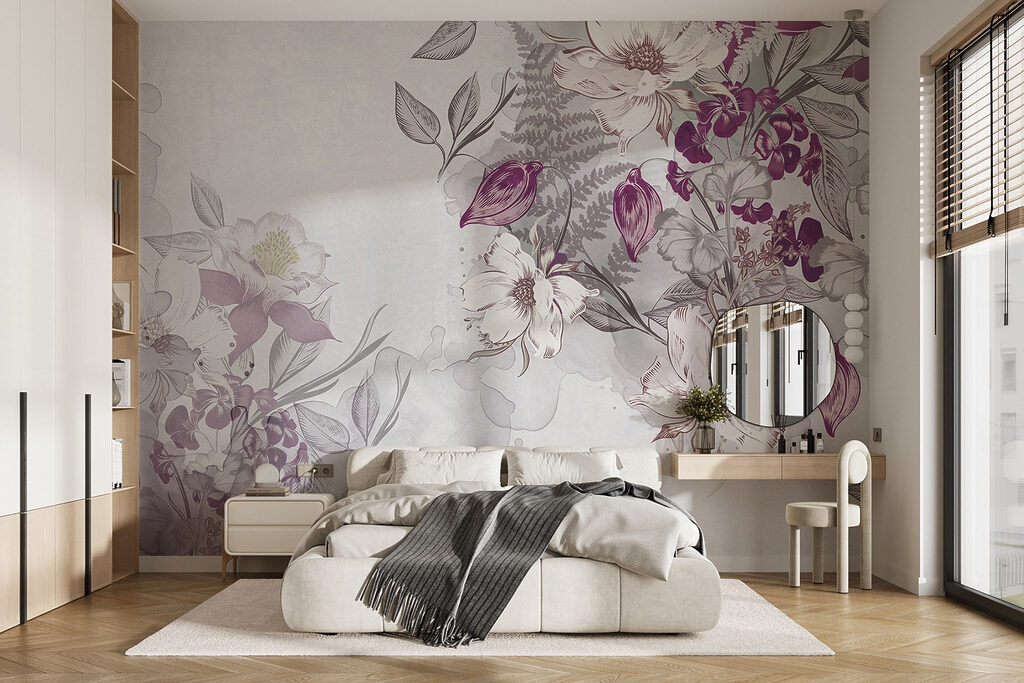 Delicate petals in pastel hues Delicate petals in pastel hues