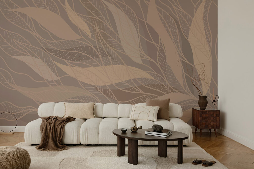 Brown and white pattern