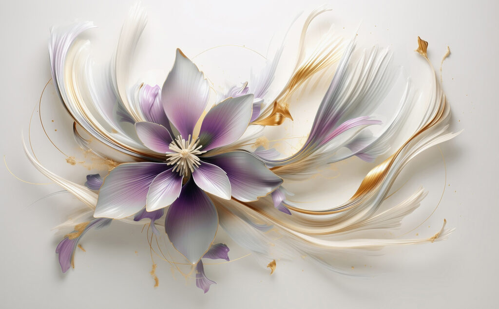 Design floral elegante em tons suaves Design floral elegante em tons suaves