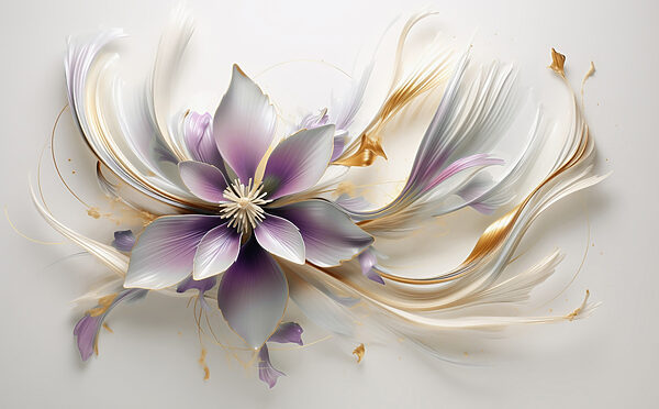 Design floral elegante em tons suaves Design floral elegante em tons suaves
