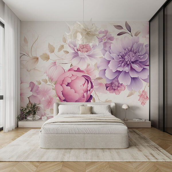 Flores delicadas em tons suaves Flores delicadas em tons suaves