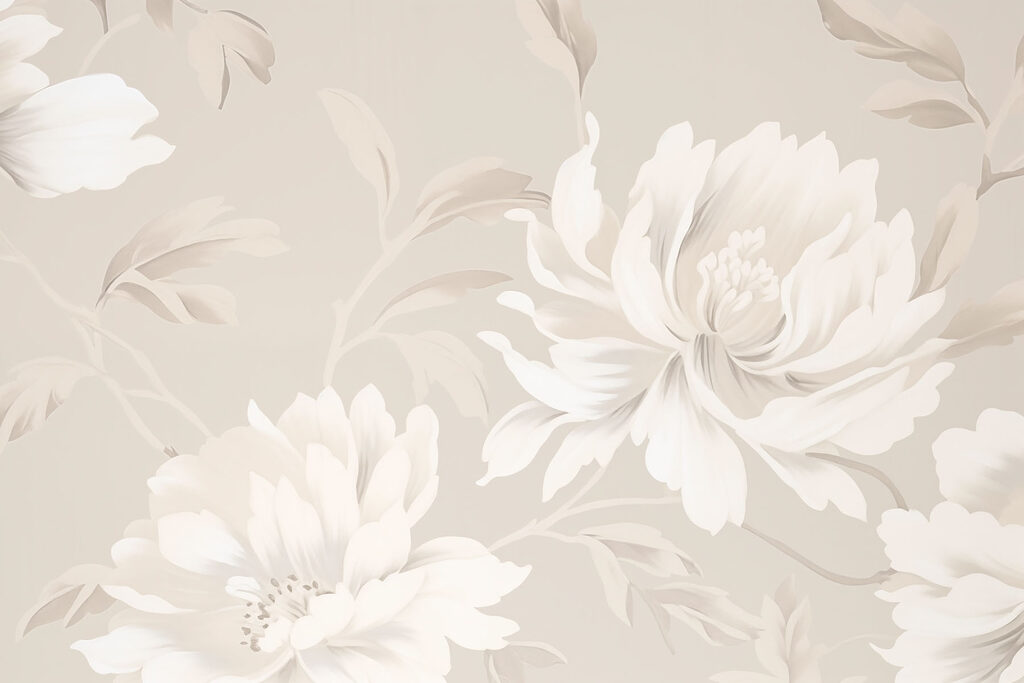 Elegant floral design in soft tones Elegant floral design in soft tones