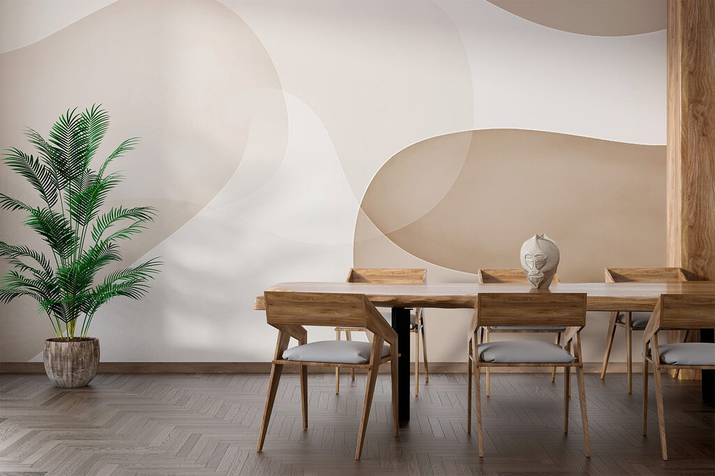 White and brown background