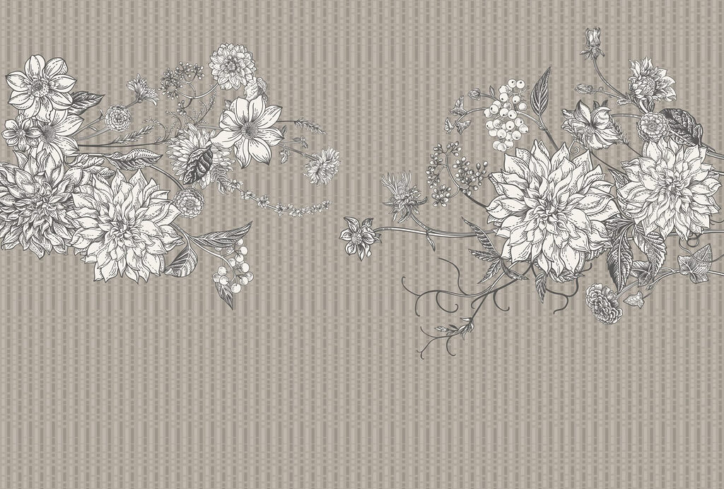 Ilustração floral elegante sobre fundo texturado Ilustração floral elegante sobre fundo texturado