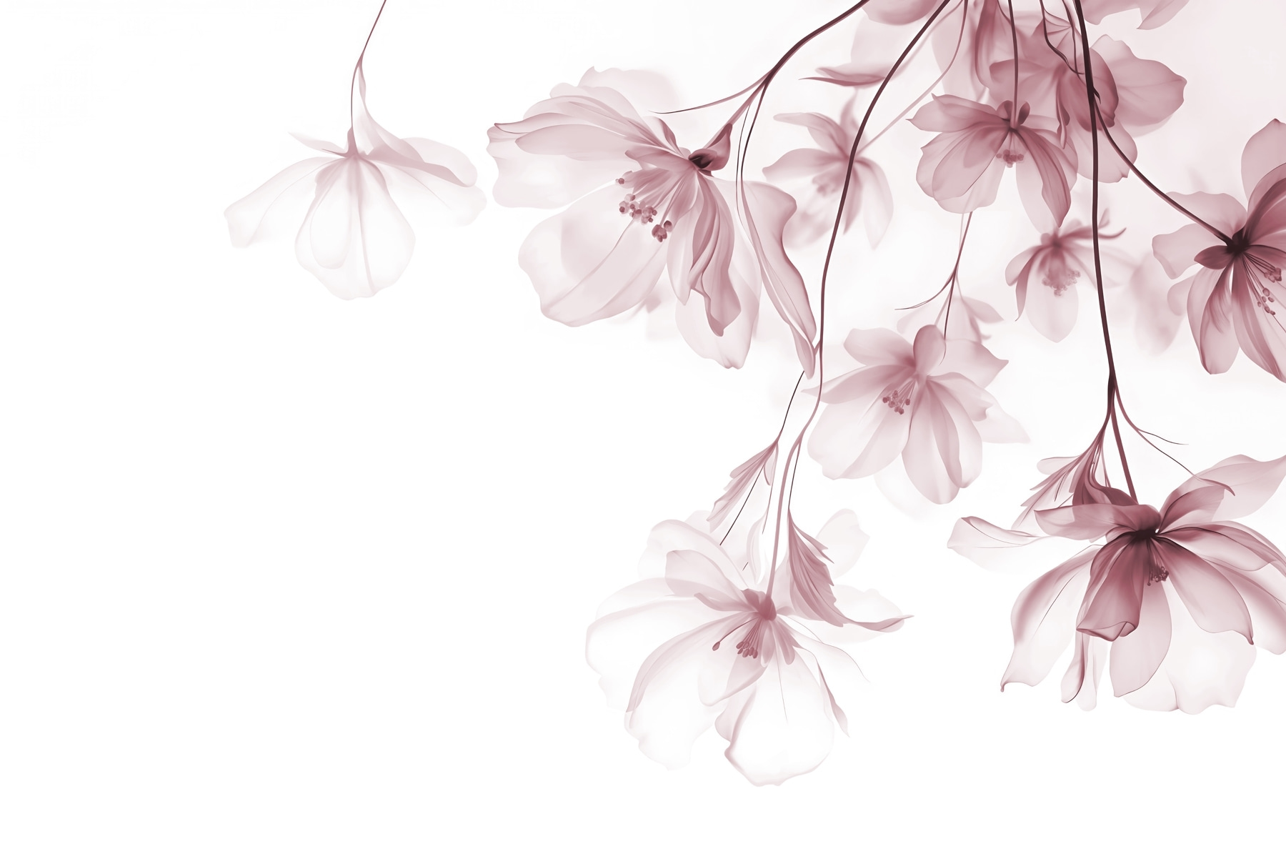 Delicate blooms against soft background Delicate blooms against soft background