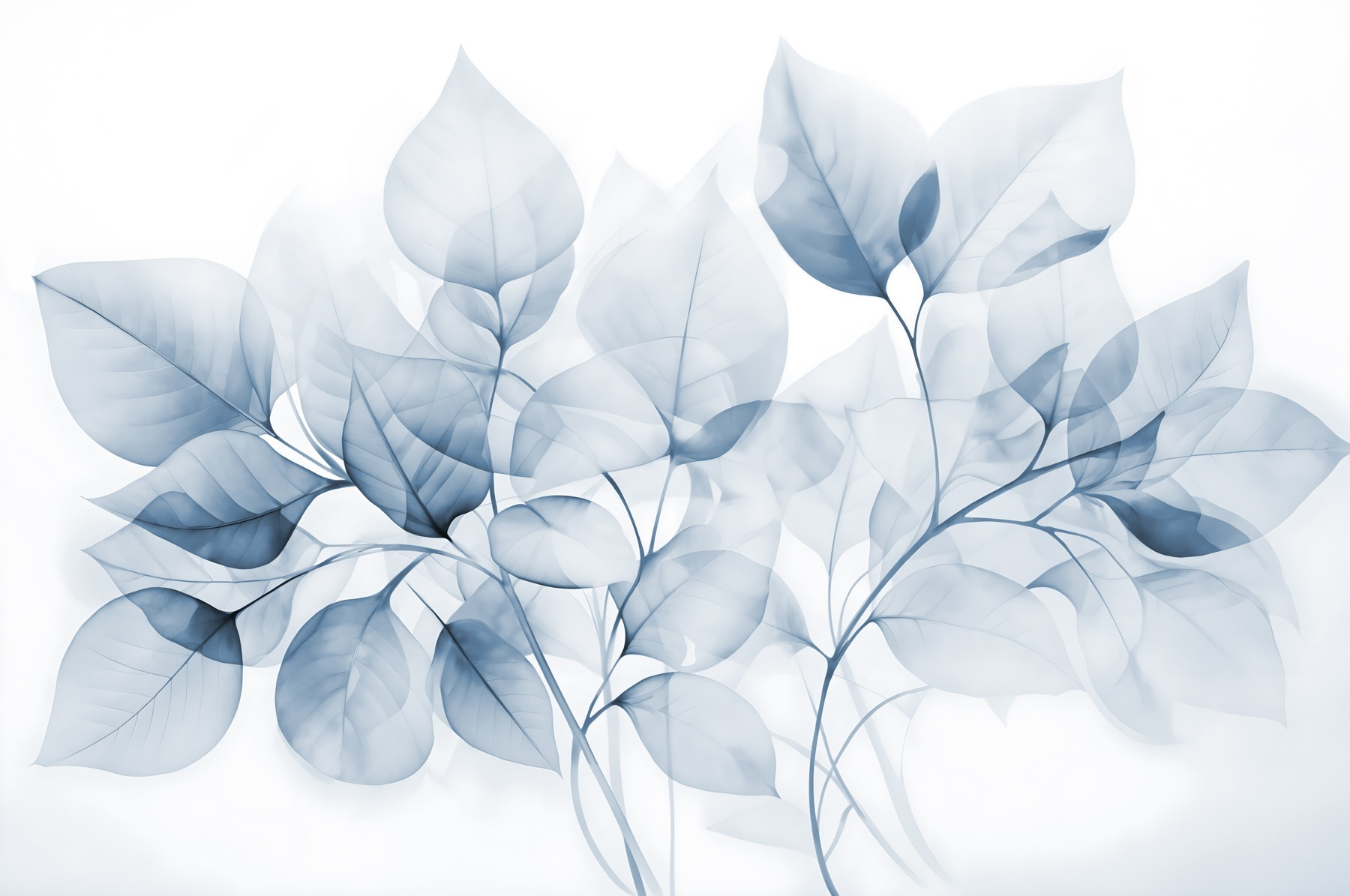 Soft leaves in delicate hues Soft leaves in delicate hues