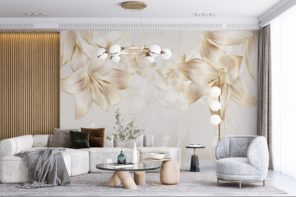 Delicate blooms in soft hues