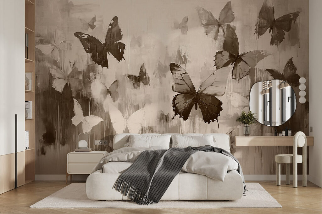 Group of butterflies flying Group of butterflies flying