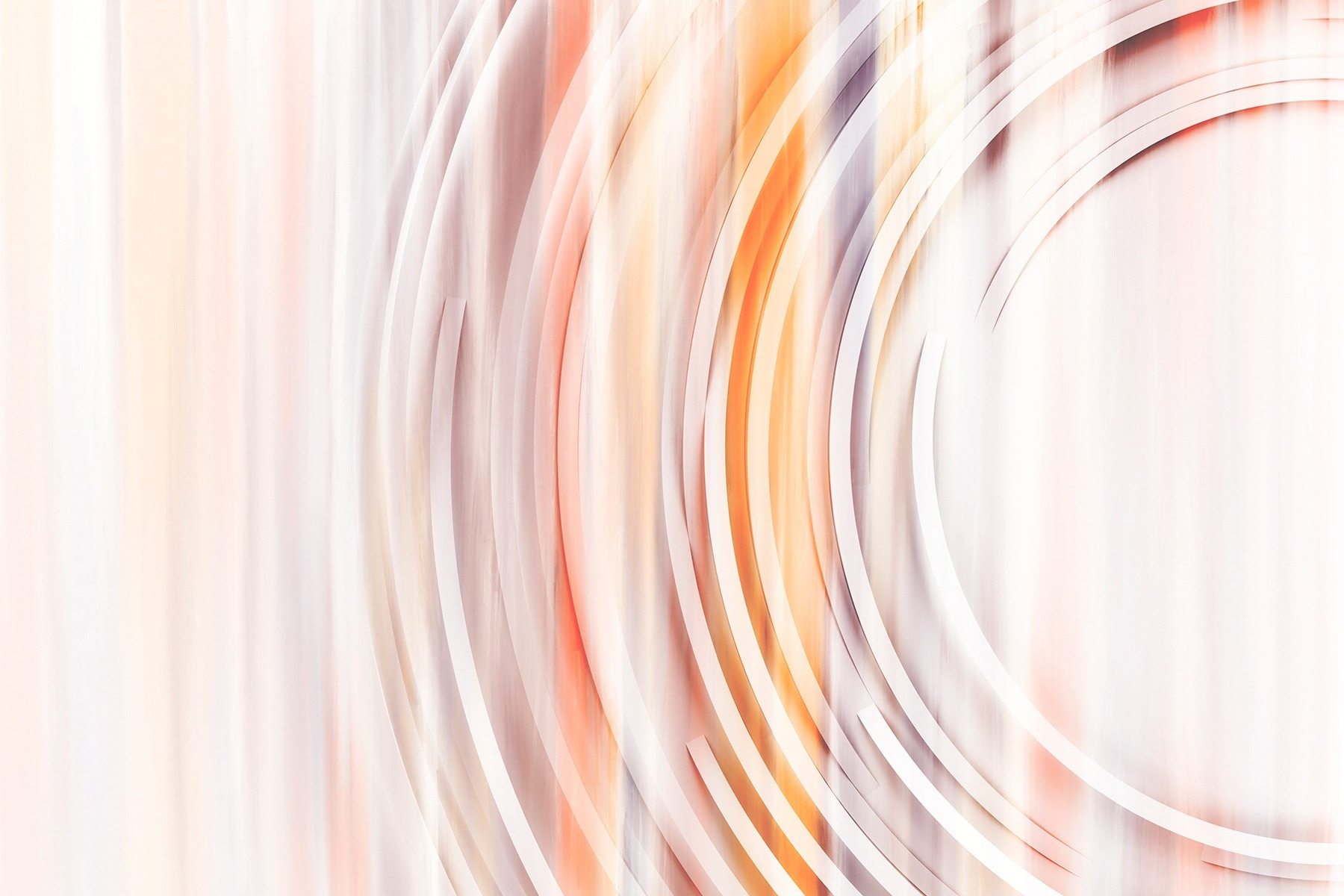 Blurry image of a swirly circle