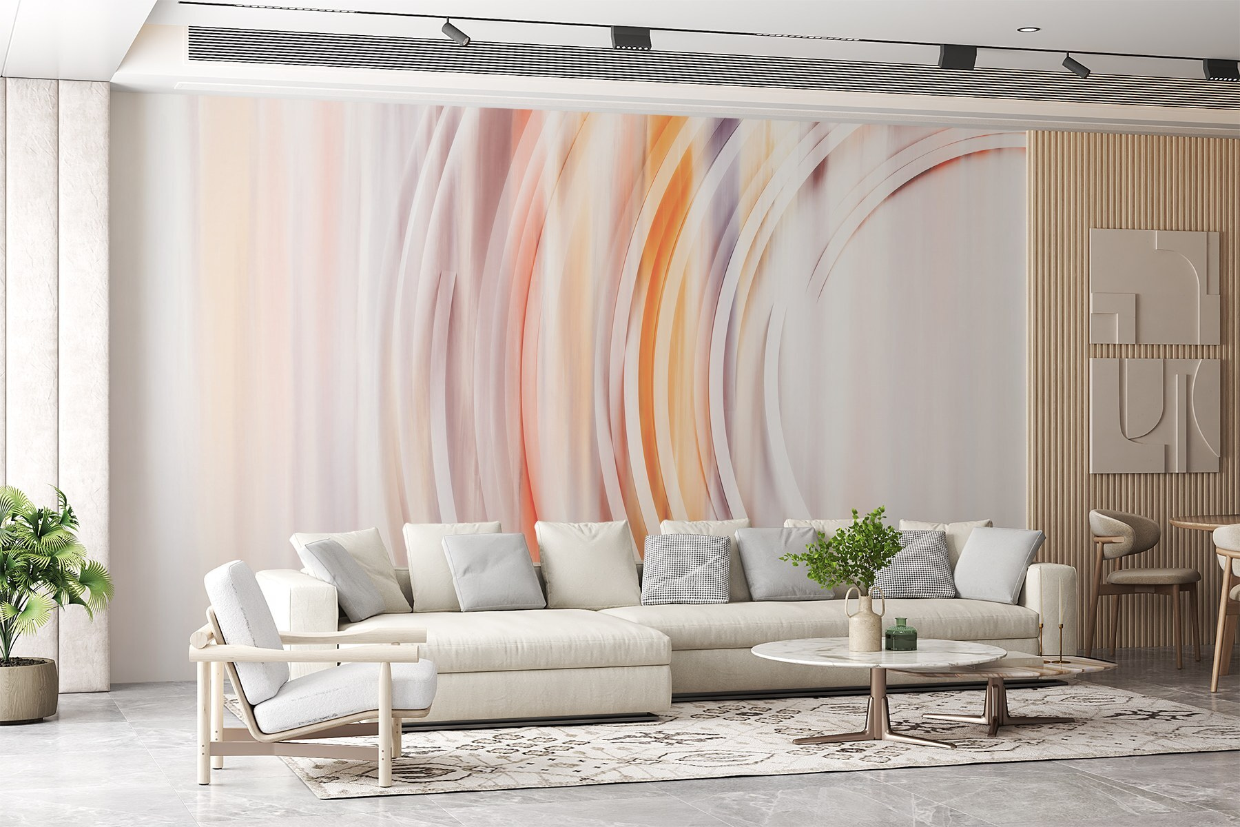 Blurry image of a swirly circle