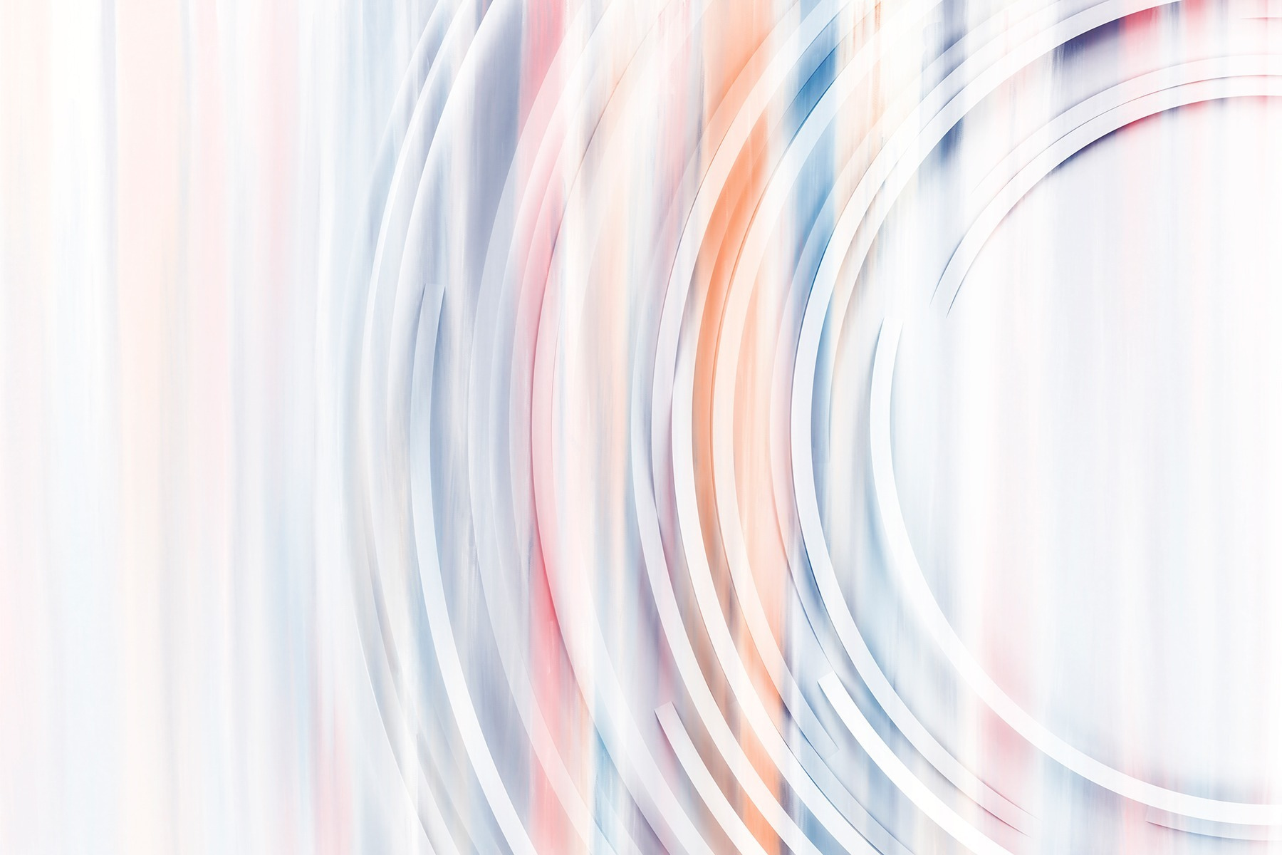 Blurry image of a circular object