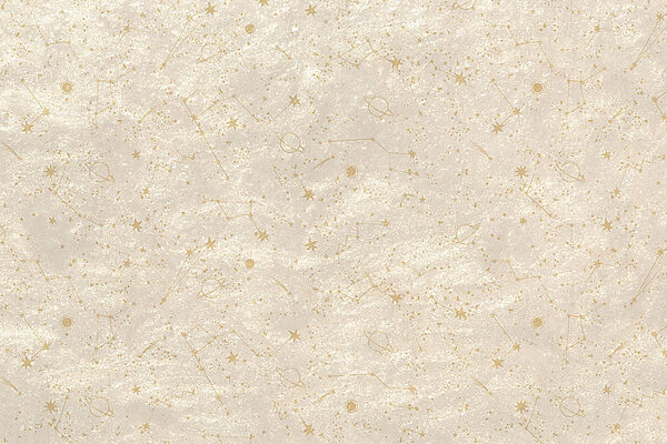 Celestial patterns across a soft background