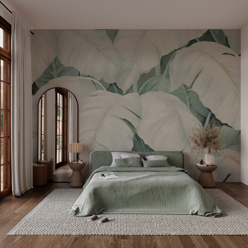 Serene foliage in soft hues