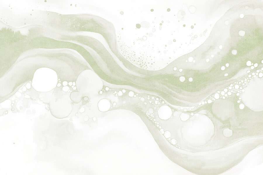 Papel de parede Tinta branca e verde - Image 6