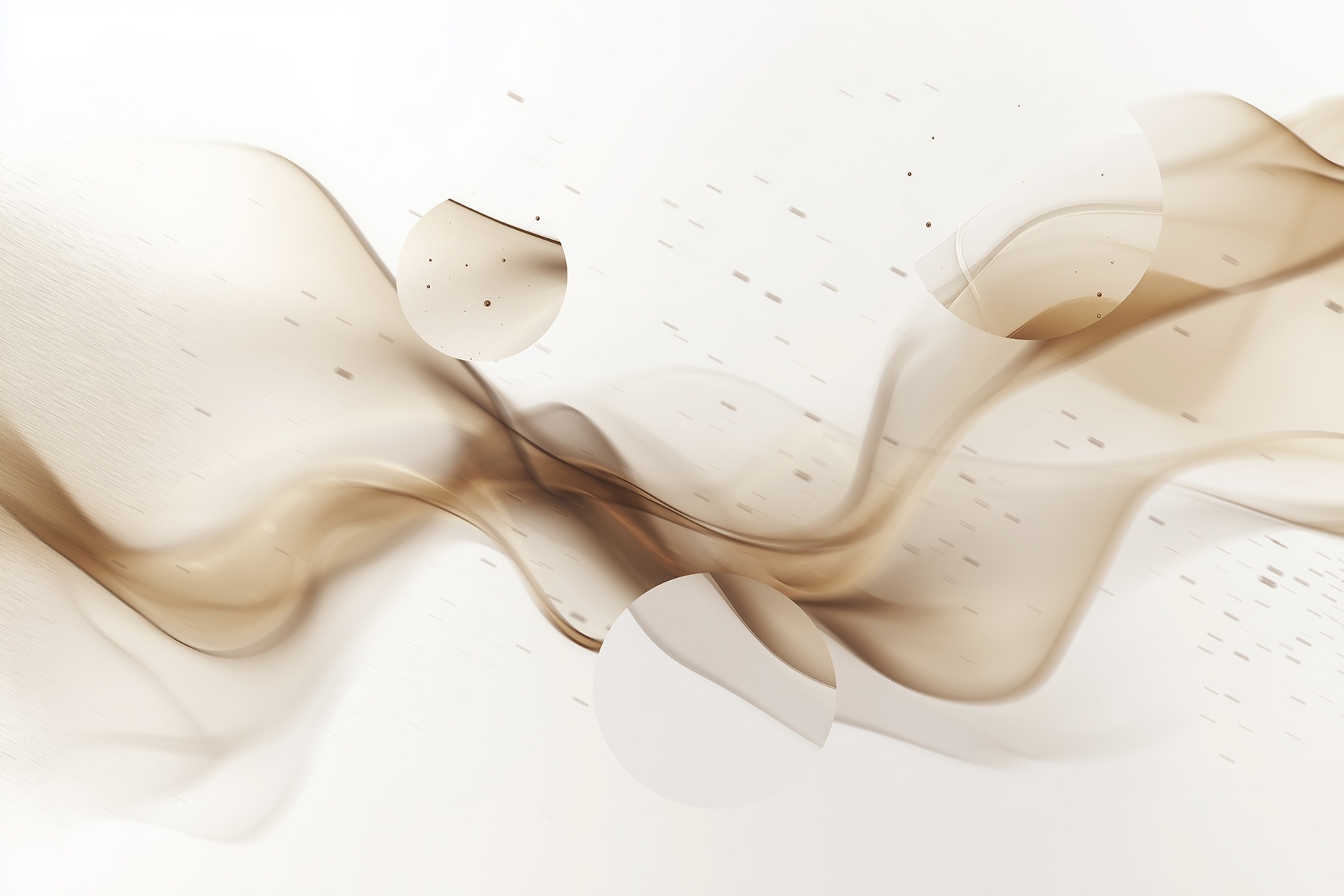 Brown smoke and circles