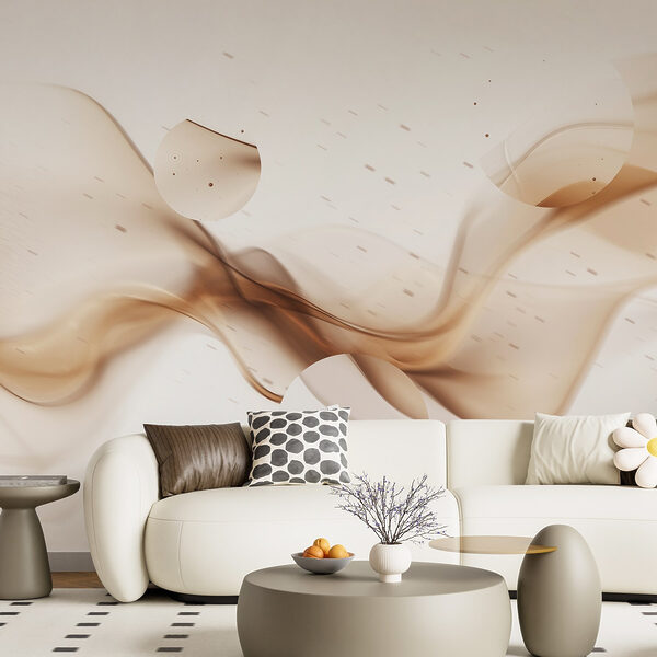 Brown smoke and circles