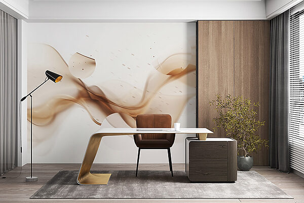 Brown smoke and circles