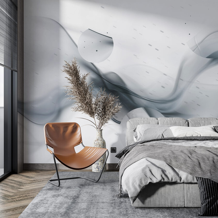 Fumo cinzento e branco