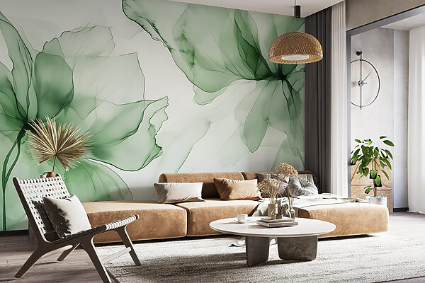 Elegância floral suave em tons suaves Elegância floral suave em tons suaves