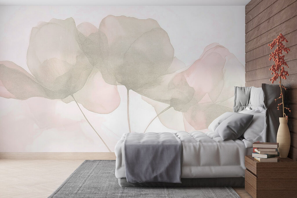 Delicate petals in soft hues