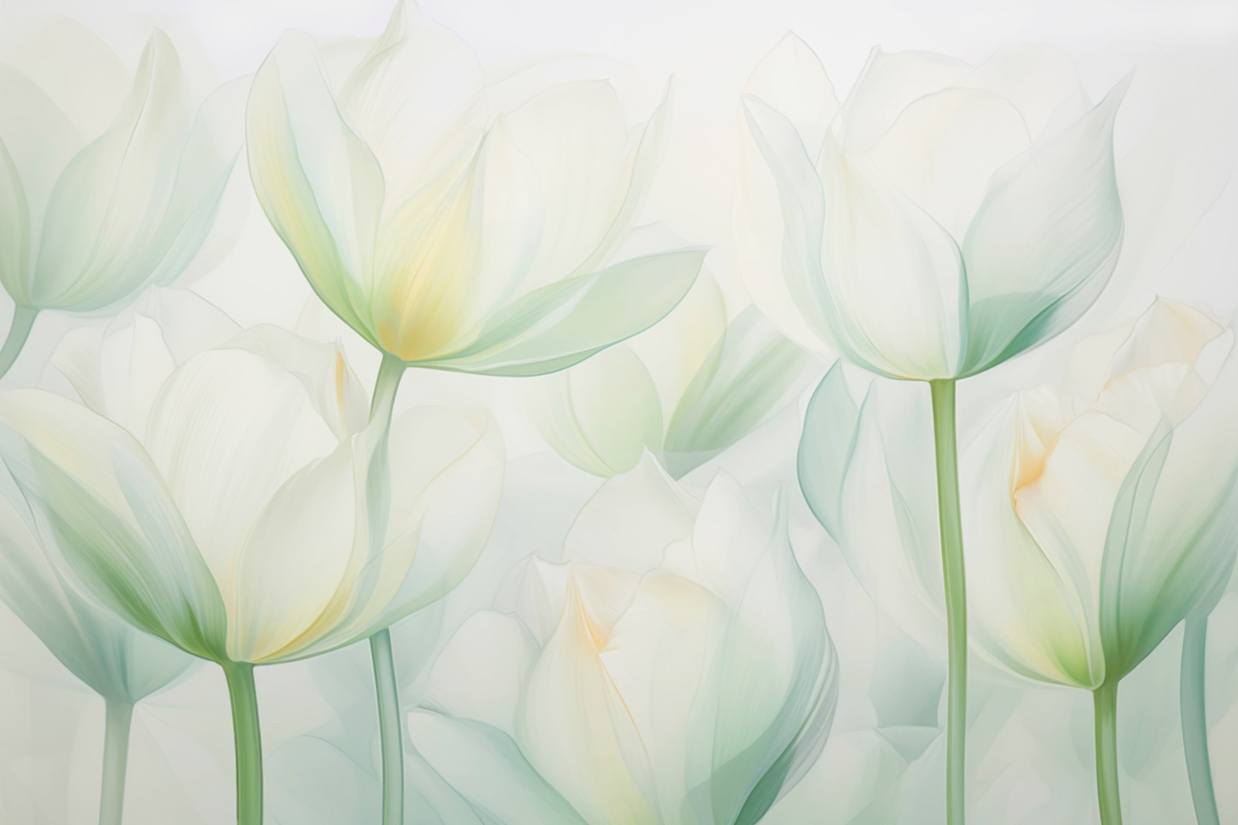 Soft petals in gentle hues Soft petals in gentle hues