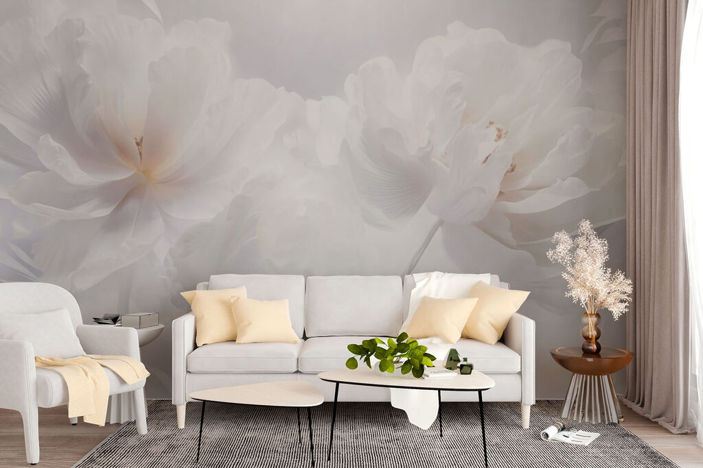 Group of white flowers