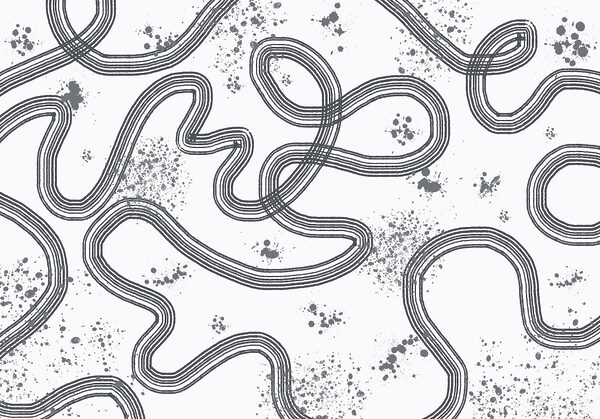 Mapa a preto e branco de uma pista de corridas Mapa a preto e branco de uma pista de corridas