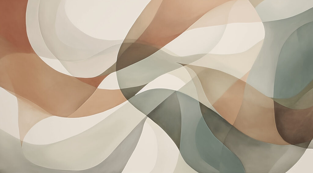 Ondas abstractas em cores suaves. Ondas abstractas em cores suaves.