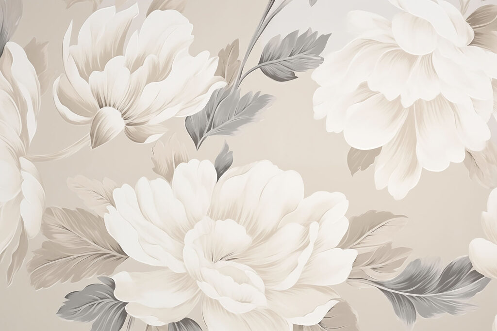 Papel de parede com flores Papel de parede com flores