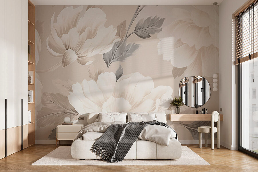 Papel de parede com flores