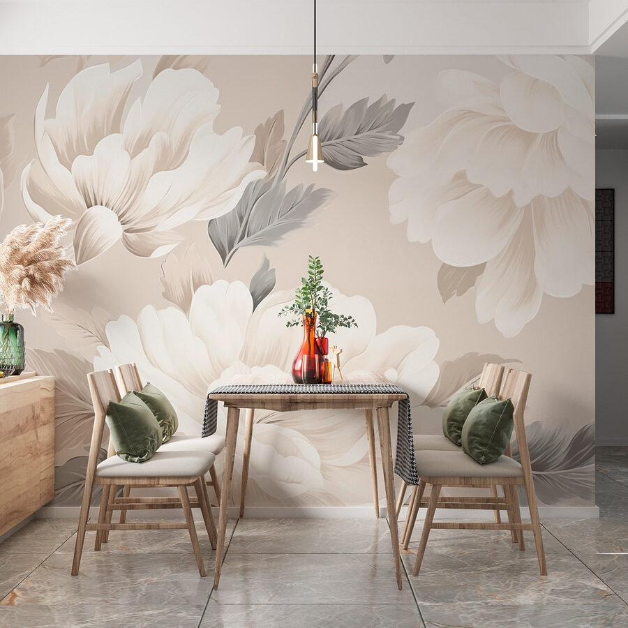Papel de parede com flores