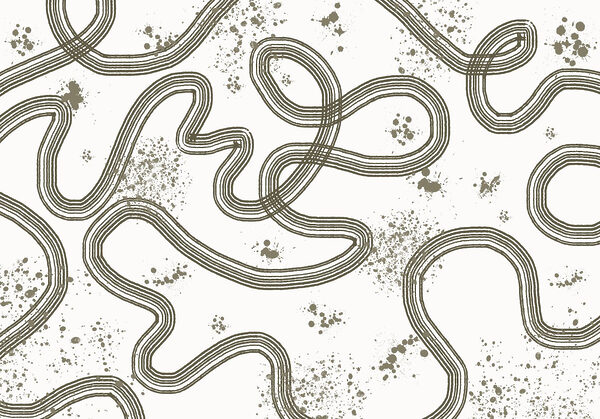 Mapa a preto e branco de uma pista de corridas Mapa a preto e branco de uma pista de corridas