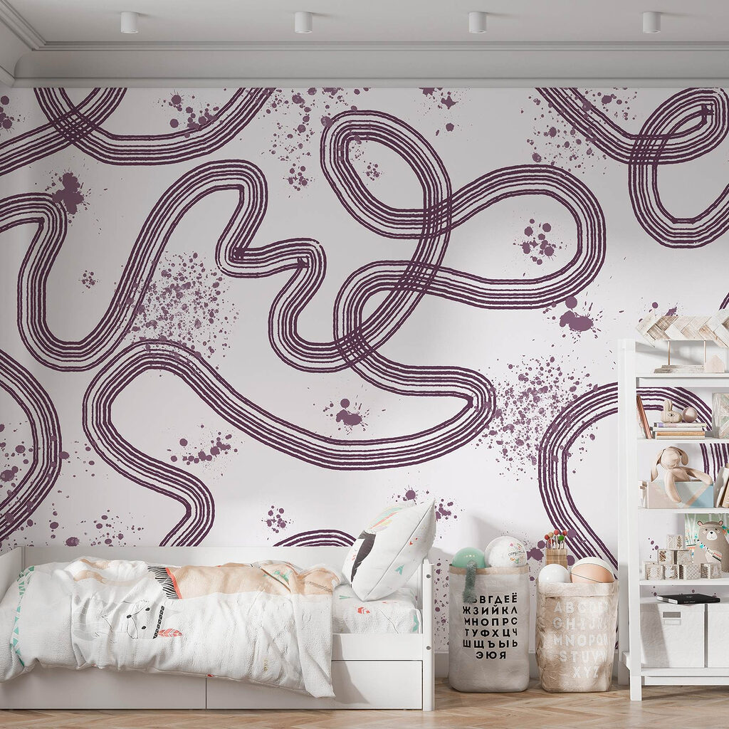 Pattern of lines and spots Pattern of lines and spots