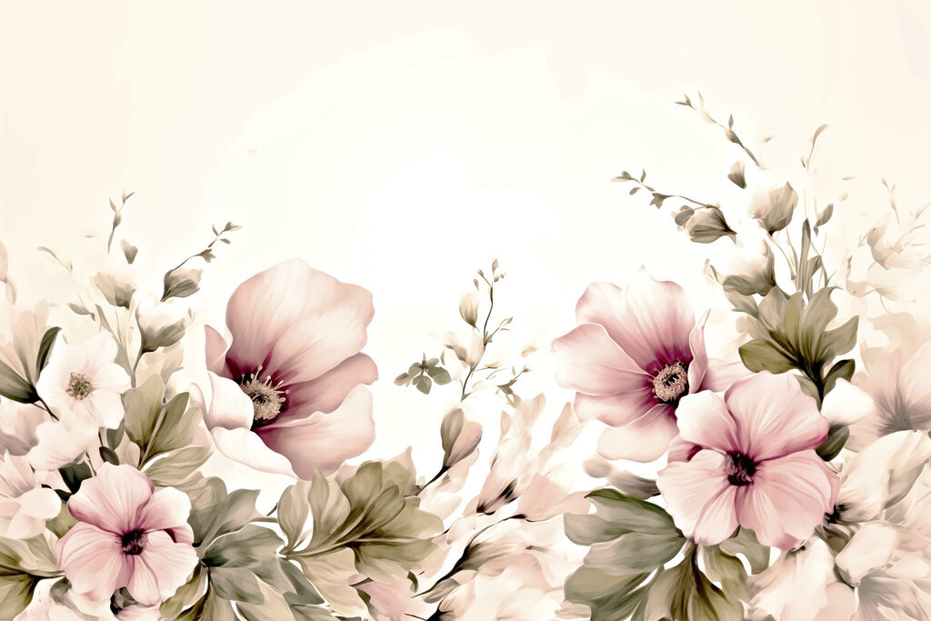 Flores delicadas em tons suaves. Flores delicadas em tons suaves.