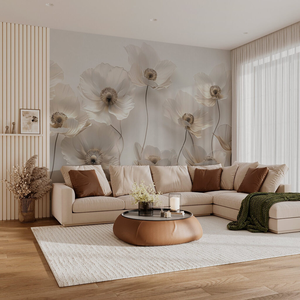 Group of white flowers