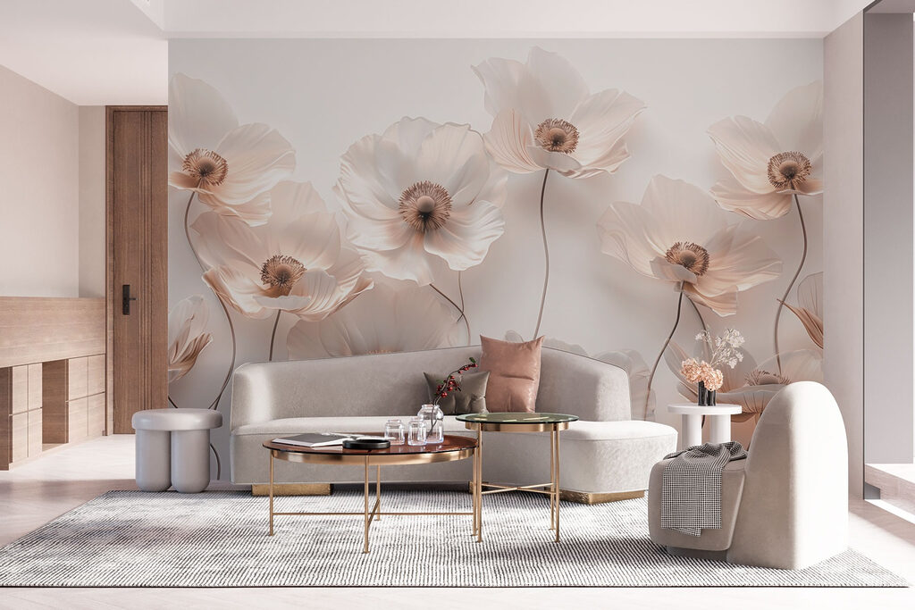 Group of white flowers