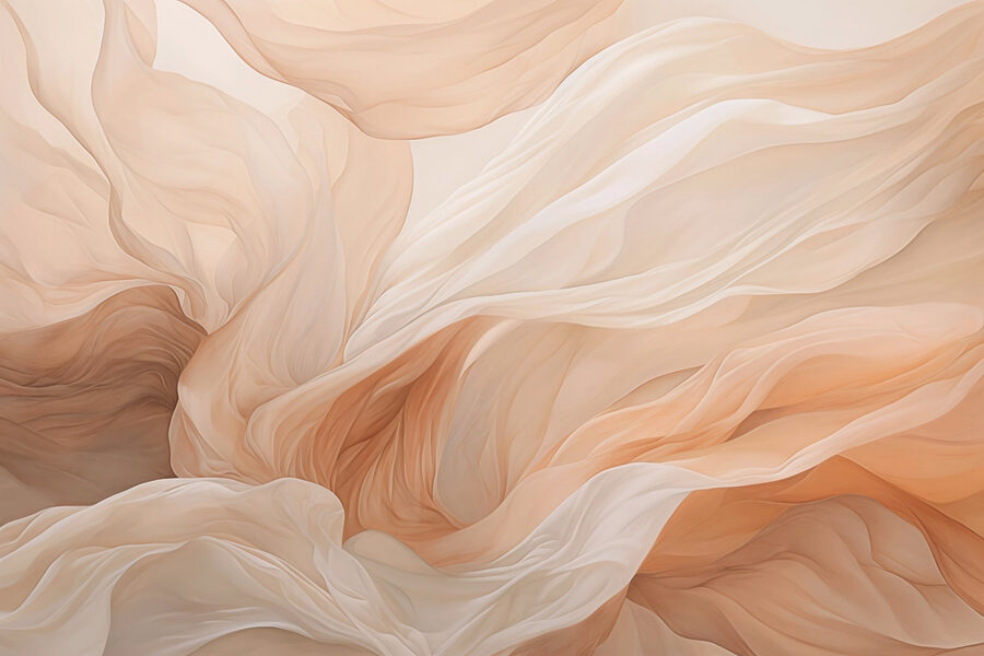 Papel de parede Ondas suaves de um suave fluxo de tecido. - Image 4