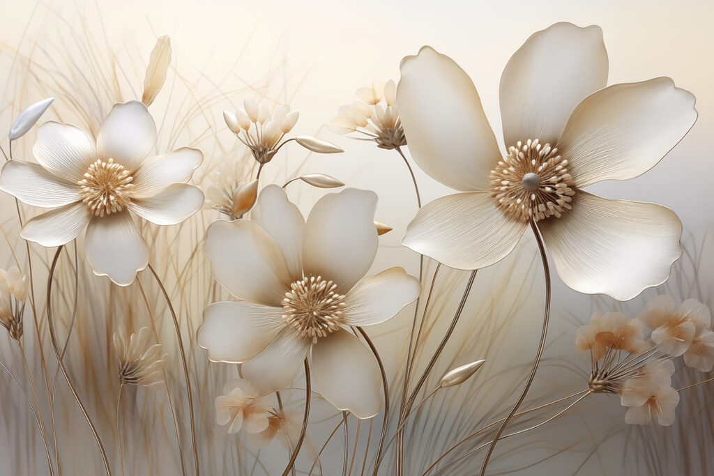 Flores delicadas em tons suaves. Flores delicadas em tons suaves.