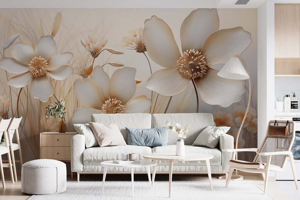 Delicate flowers in soft hues Delicate flowers in soft hues