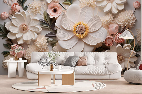 Grupo de flores de papel Grupo de flores de papel