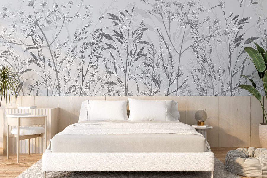 Papel de parede Delicadas silhuetas da beleza da natureza’