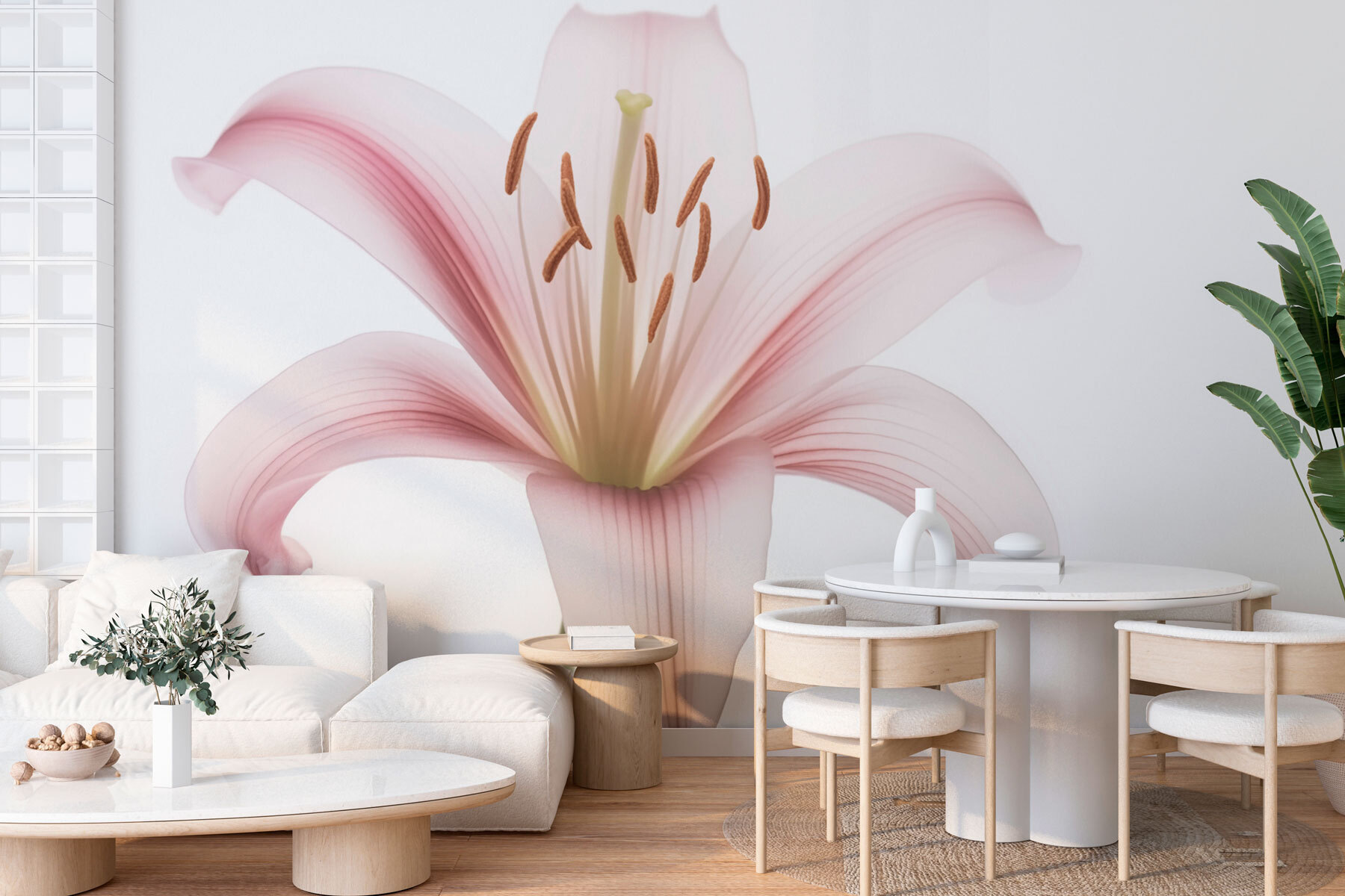 Delicate petals, soft and serene Delicate petals, soft and serene