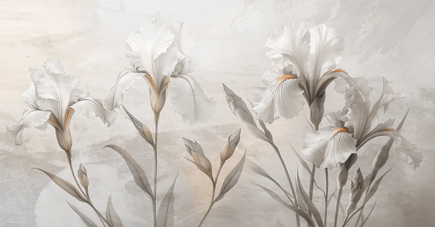 Elegant floral composition in muted tones Elegant floral composition in muted tones