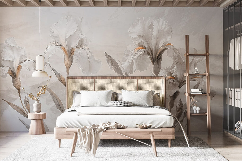 Elegant floral composition in muted tones Elegant floral composition in muted tones